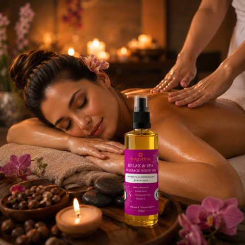 ЖЕНИ МАСАЖНО МАСЛО ЗА ТЯЛО BOGATINA 150 ML