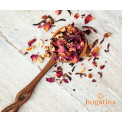 ИЗСУШЕНИ ЛИСТА И ПЪПКИ РОЗА ДАМАСЦЕНА Bogatina