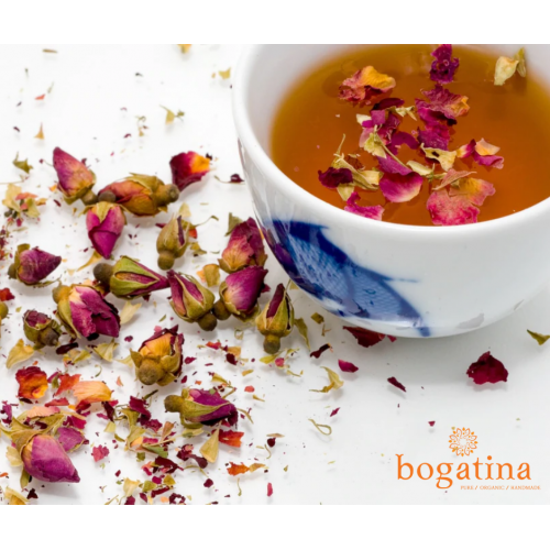 ИЗСУШЕНИ ЛИСТА И ПЪПКИ РОЗА ДАМАСЦЕНА Bogatina