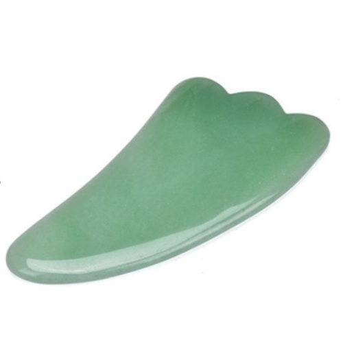 Масажен Камък Гуа Ша Gua Sha Зелен Авантюрин За Лице И Тяло